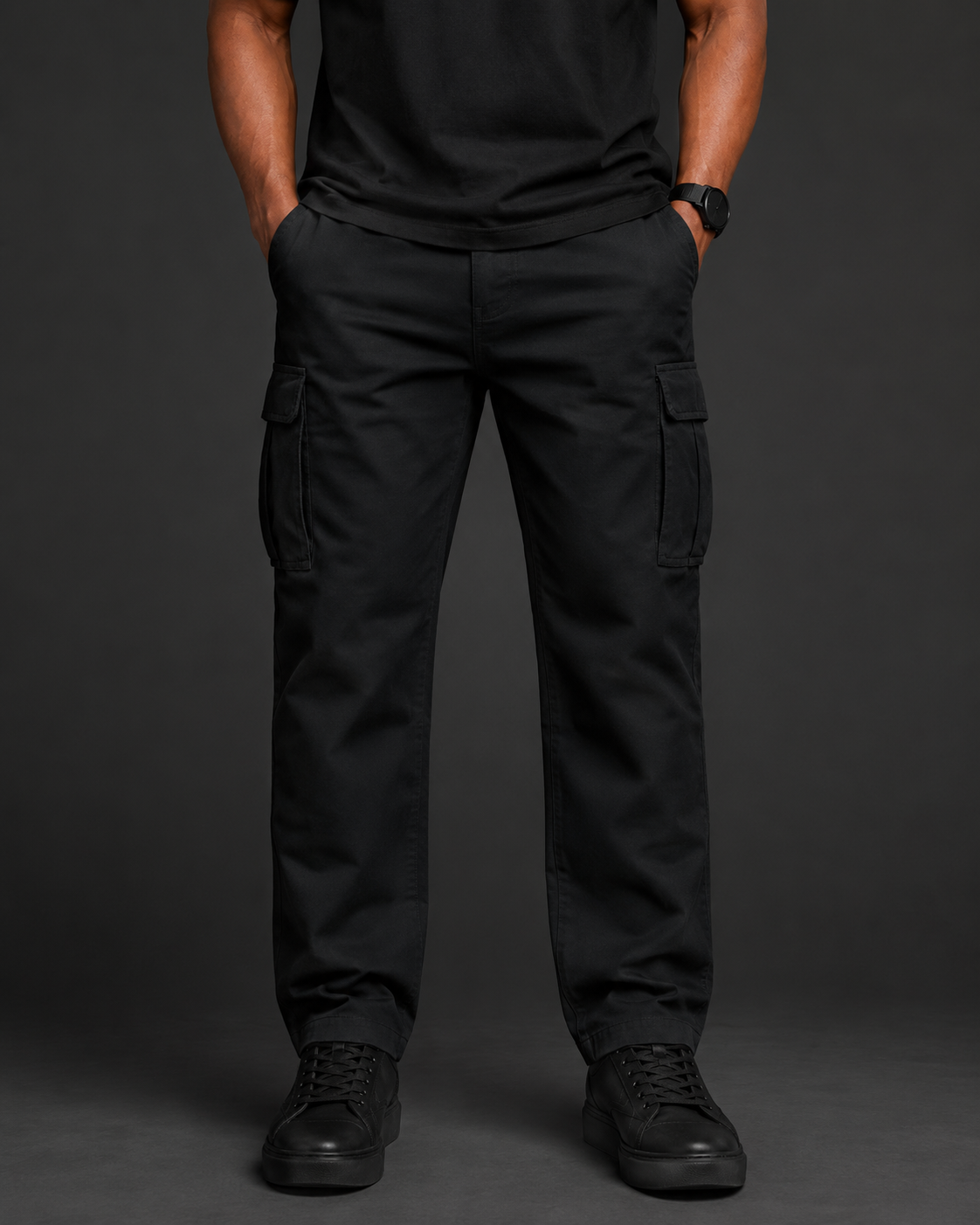 Cargo Pants in Black